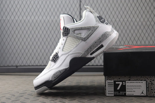 Jordan 4 White Cement